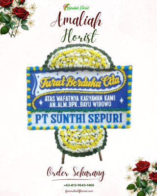 Papan Bunga Duka di Cipinang Besar Selatan