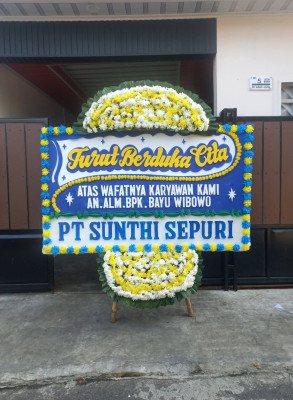 Papan Bunga Duka di Cipinang Besar Selatan